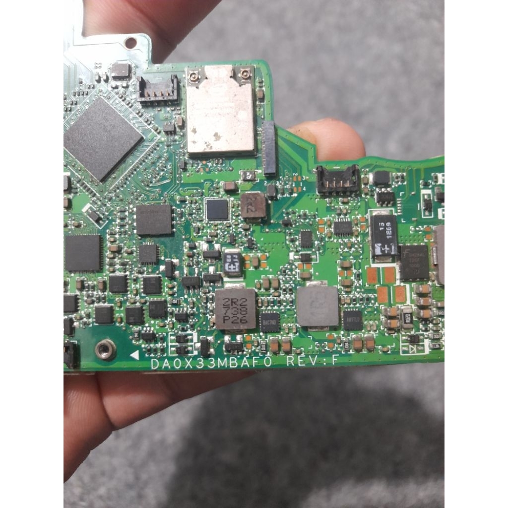 mobo motherboard bahan hp x360 convertible DA0X33MBAF0 kadang nyala kadang normal kebanyakan matotny