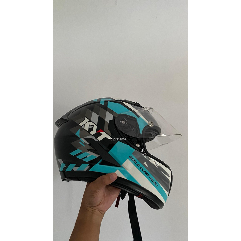 (Second) KYT Falcon FR 2 Aqua Blue