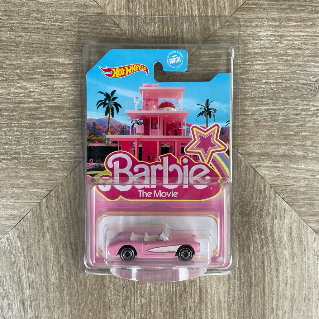 LIMITED EDITION HOT WHEELS 1956 CORVETTE / BARBIE THE MOVIE [ PINK ] Hot Wheels Barbie The Movie Spe