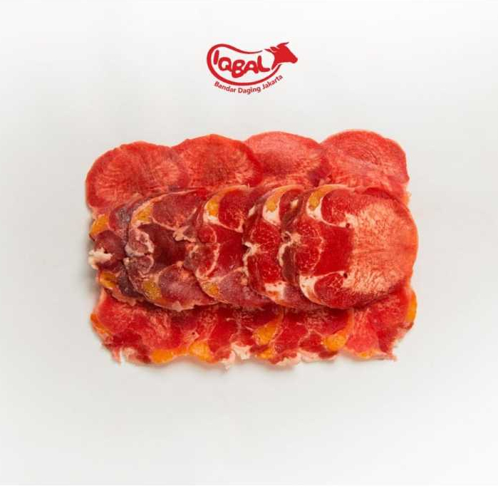 Ox Tongue Slice Gyutan 250GR Frozen | Lidah Sapi Iris Tipis | BBQ & Yakiniku - IBDJ Meatshop
