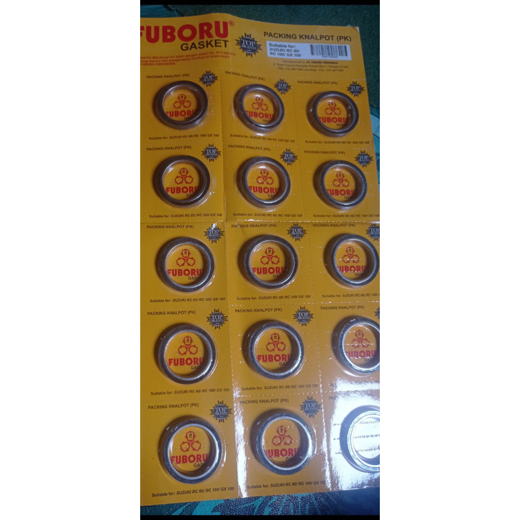FOBURO packing KNALPOT SUZUKI Rc 80 / Rc 100 / Gx 100
