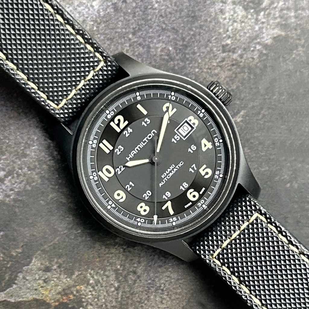 Hamilton Khaki Field Titanium PVD 42 mm Automatic H70575733 Black