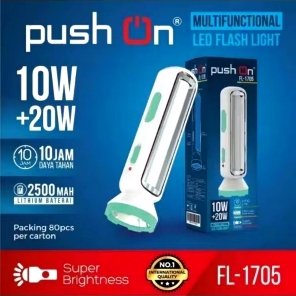 Lampu Senter Push OnTipe: FL-1705