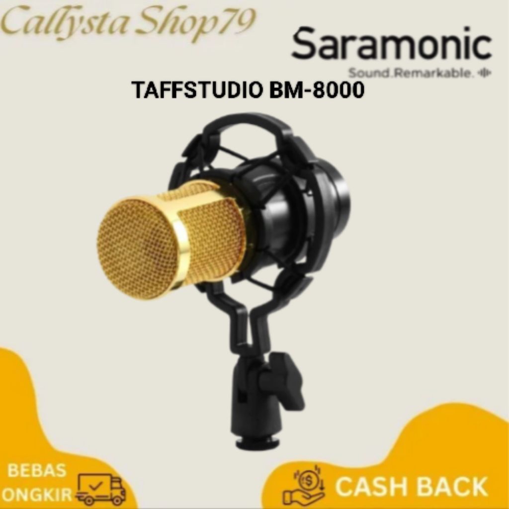 Microfon Kondenser Taffstudio BM-8000 Mic TAFFSTUDIO SR 666R