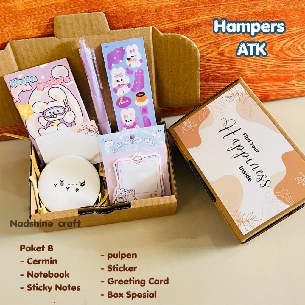 Hampers ATK Alat tulis kantor Paket B/ Gift hadiah kado ATK