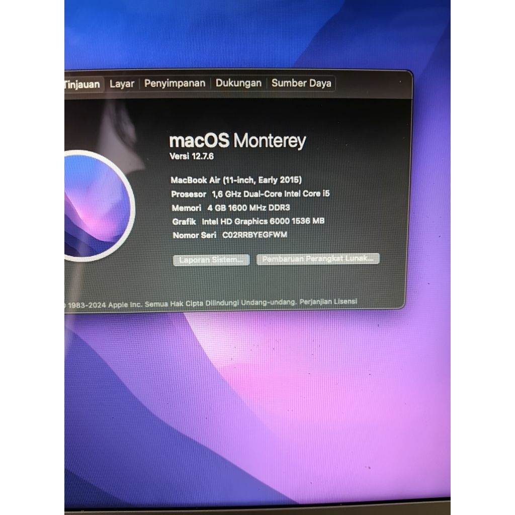 macbook air 2015 11 inc