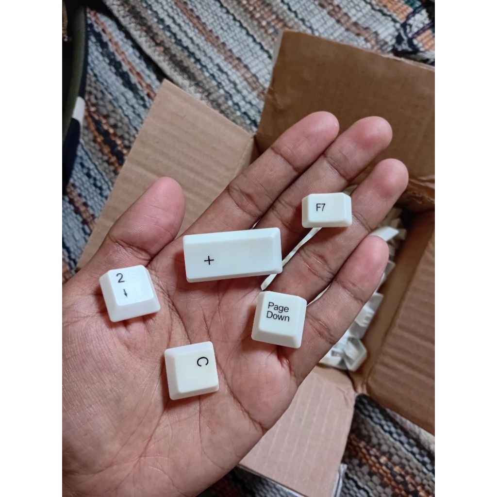keycaps putih copotan