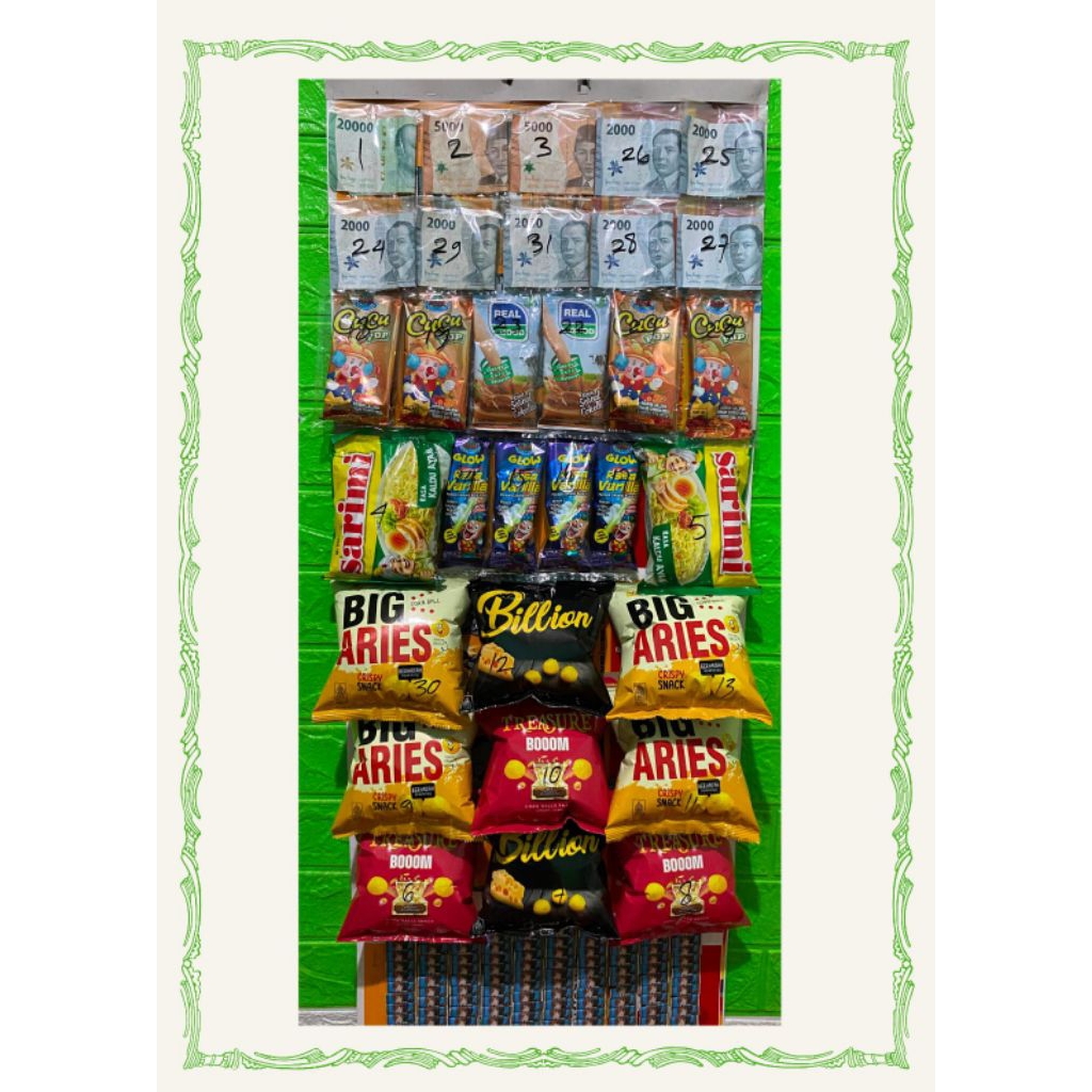 lotre cabutan pasang berhadiah isi 200 pcs.(20k).