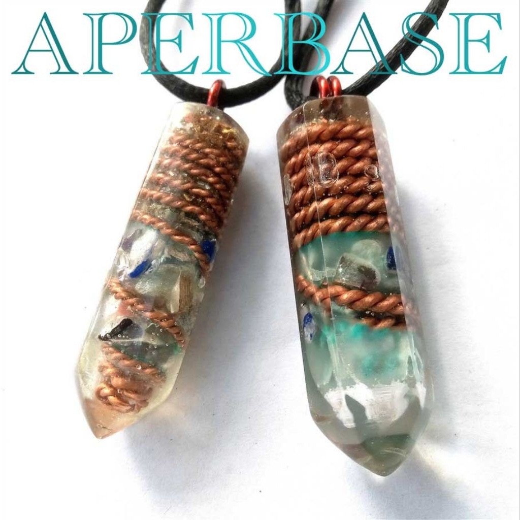 PENDULUM COIL ORGONITE 7 CHAKRA