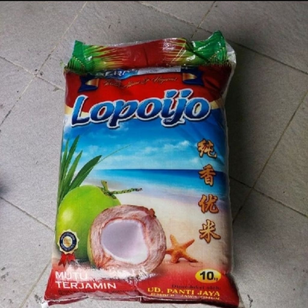 Beras Lopo Ijo 3kg,5kg dan 10 Premium, Pulen, Aroma Wangi