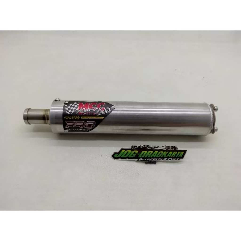 SLINCER SILINCER KNALPOT 2TAK MCC RACING MUFFLER SOLO ORIGINAL MCC RACING UNIVERSALL MOTOR 2TAK NINJ