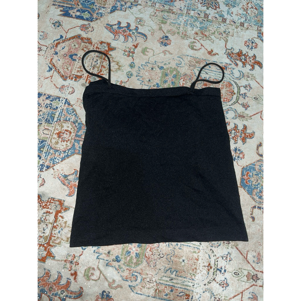 preloved bra tanktop warna hitam NEW