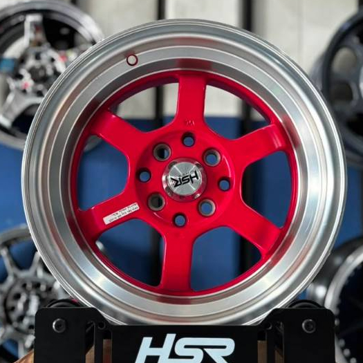 Velg Te37 Celong Ring 15 Lobang 4 HSR RIFU Cocok Untuk Mobil Brio Agya Sigra Cayla Avanza Dll
