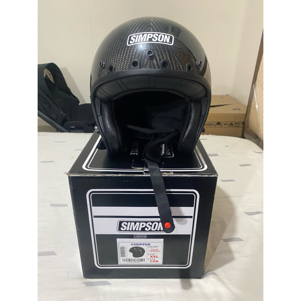 helm simpson chopper solid color like new