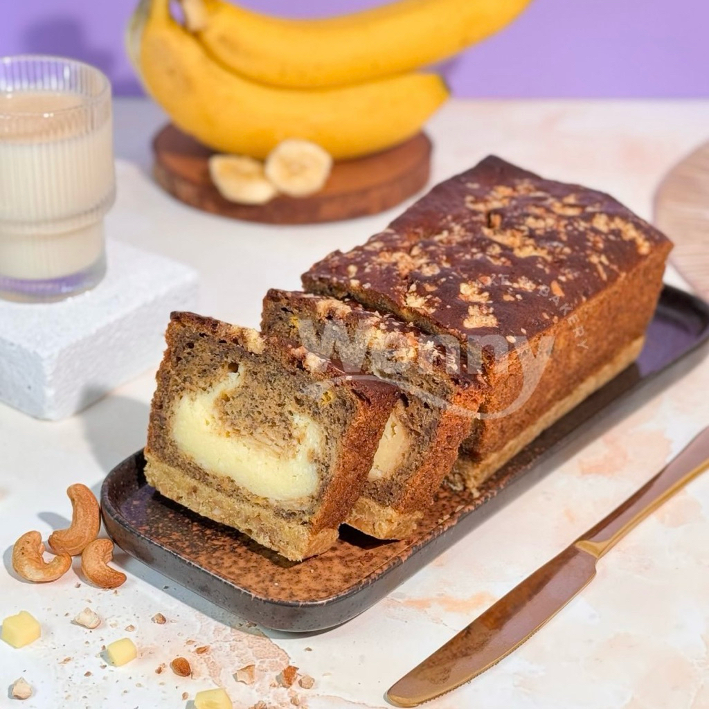 Wenny Cake - Banana Cheese Cake Premium | Bolu Pisang Keju Ringan | Homemade Fresh Made by Order