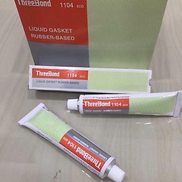 harga 1buah // 50gr SEDANG lem THREEBOND 1104 eco liquid gasket rubber based treebond glue three bon
