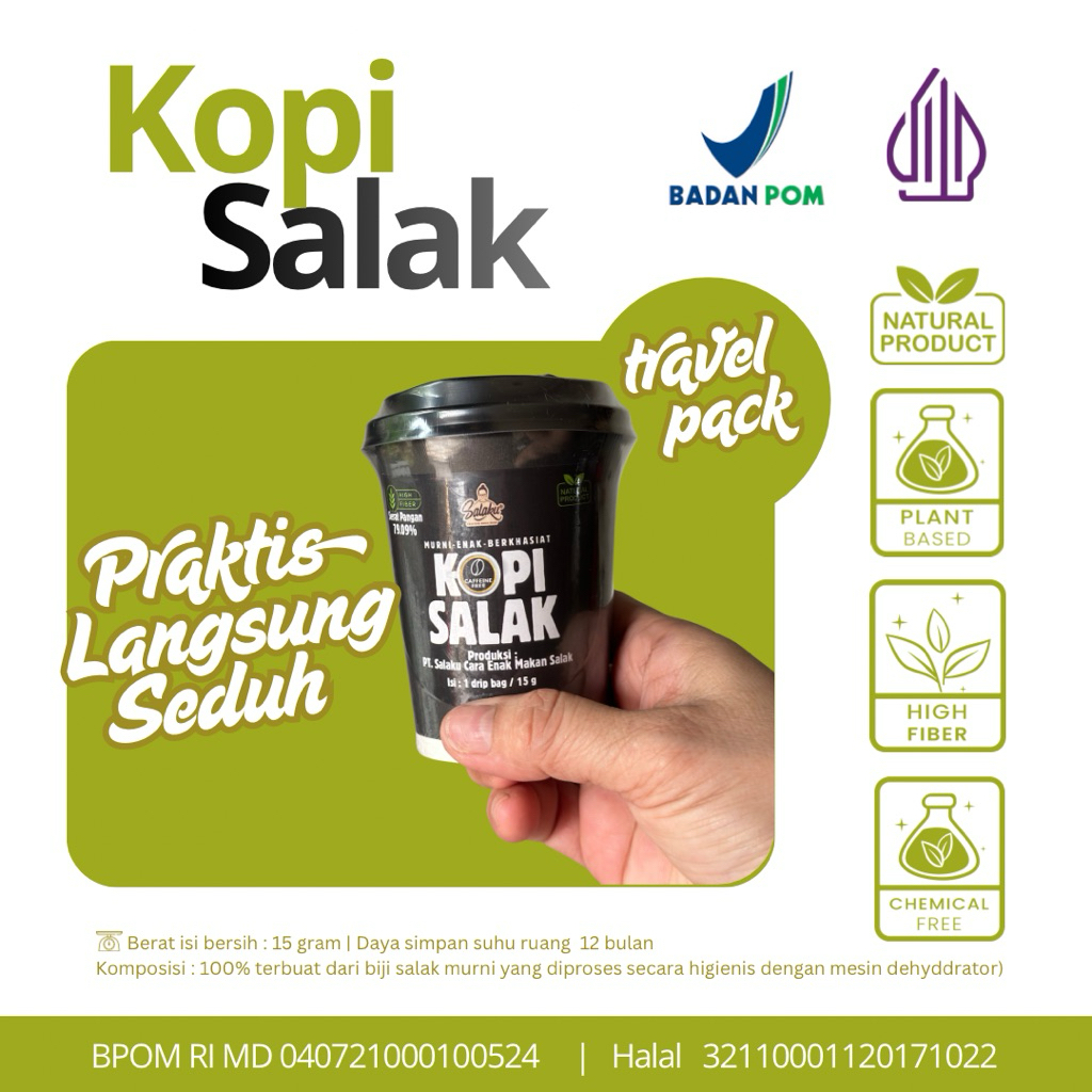 Kopi Salak Cup - Drip SALAKU - Decaf