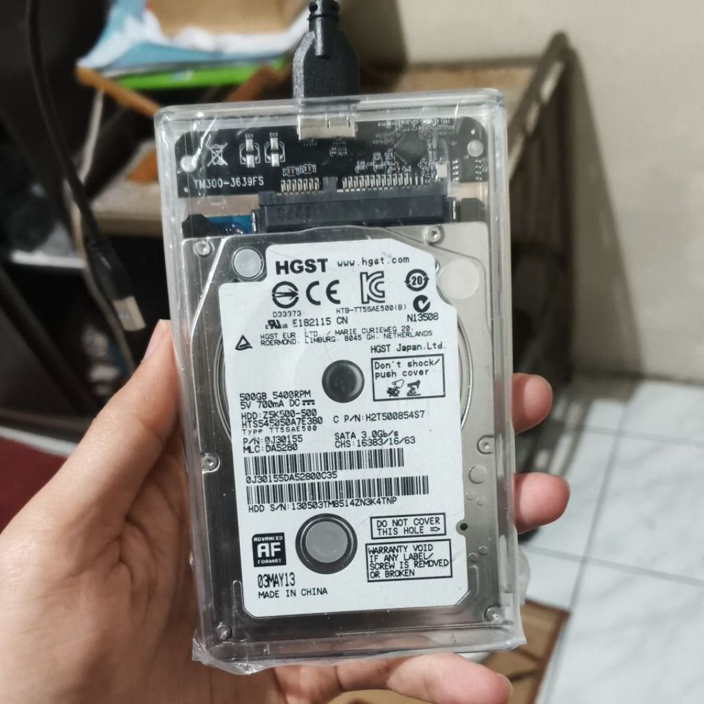hardisk eksternal 500gb