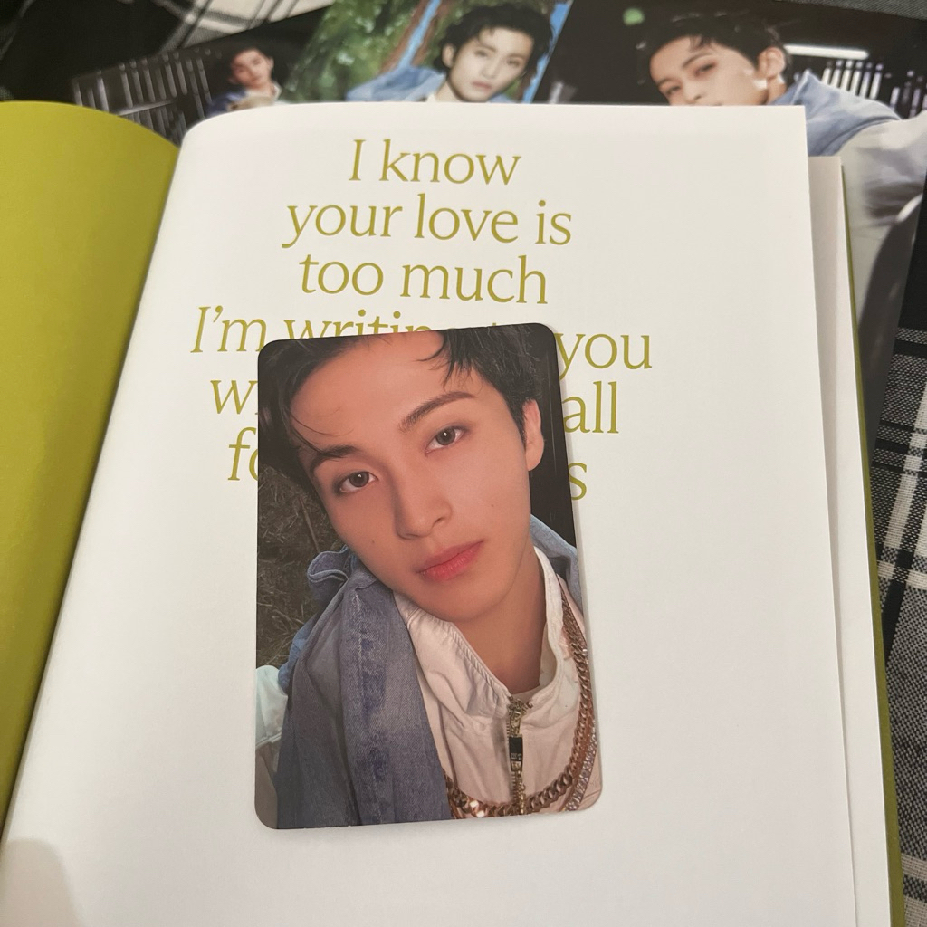 photocard mark pc mark lee official album the first fruit mark