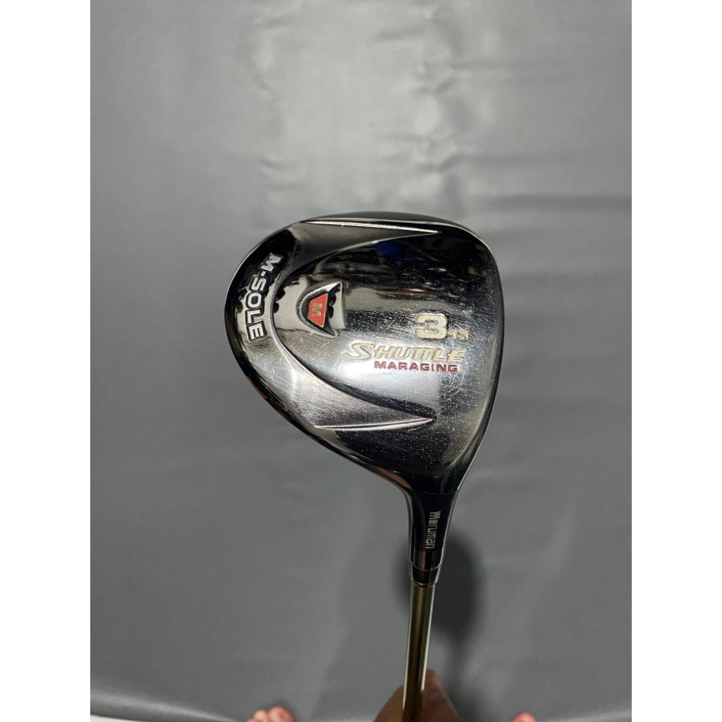 Stick Golf Fairway Wood 3 Maruman Shuttle Maraging M-Sole Shaft Flex S Original