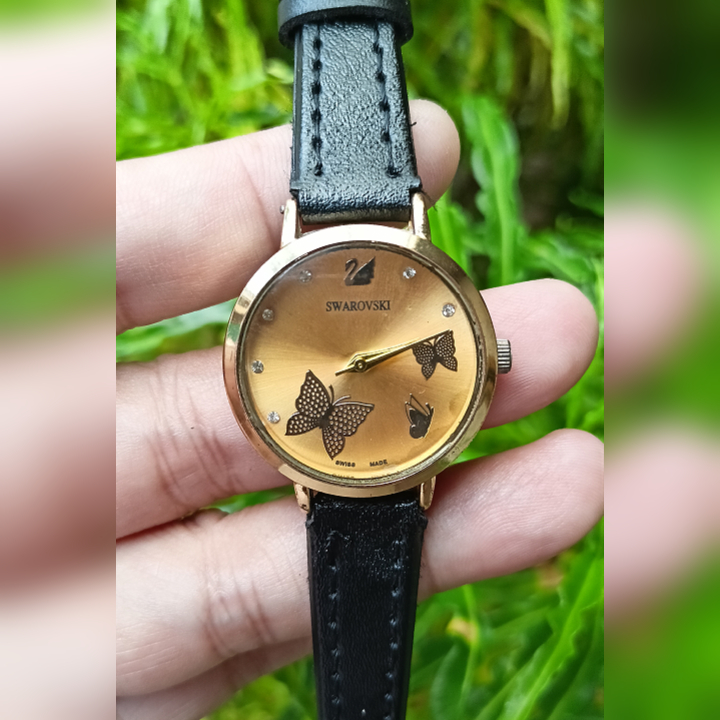 SWAROVSKI Gold Vintage Watch Second | Jam Tangan Wanita Preloved