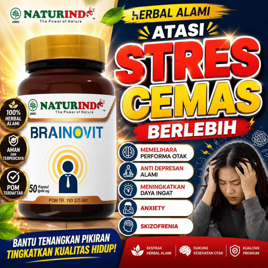 Obat Penenang Stres Cemas Berlebih Anxiety Depresi Anti Depresan Herbal