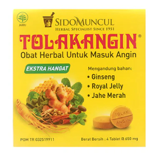 Tolak Angin Tablet Box Isi 12 Strip