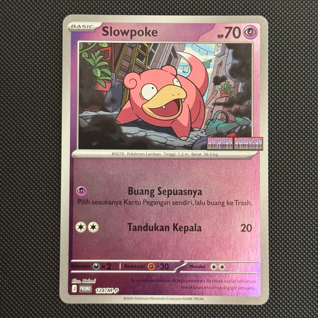 Slowpoke Promo Ancaman Bayangan MA5 Pokemon TCG Indonesia