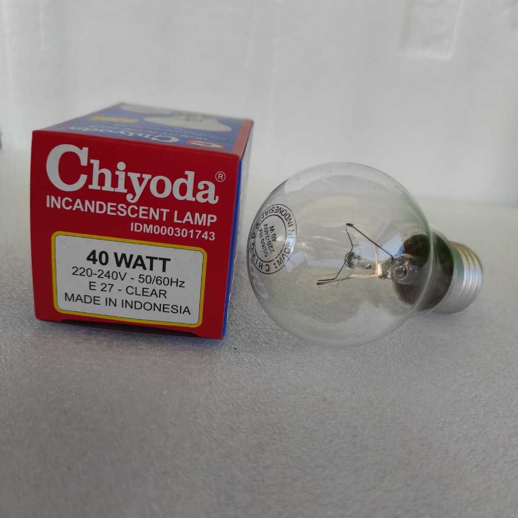 Lampu Chiyoda 40 Watt / lampu ayam pijar 40w / lampu kuningan