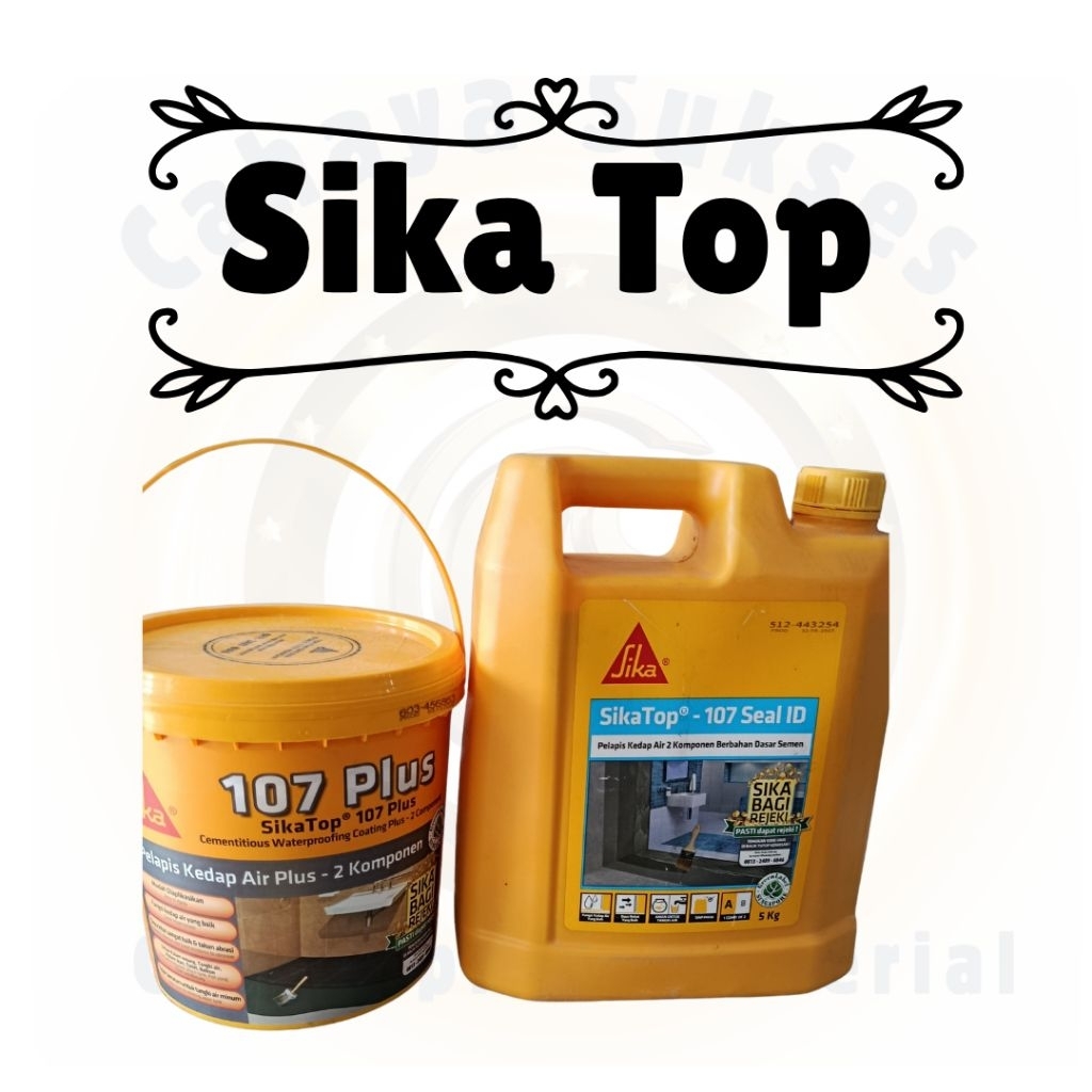 SikaTop 107 Set 25kg 20kg Semen + 5kg Cairan SikaTop 107 Seal ID Mortar Waterproof 5kg