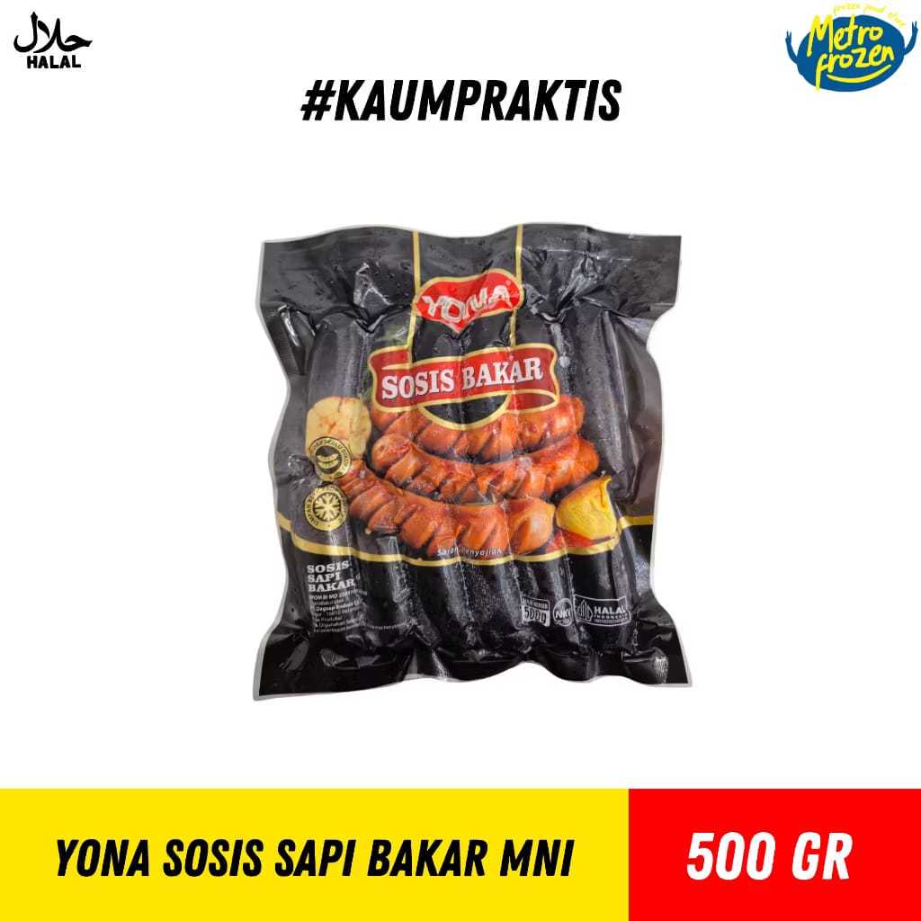 YONA Sosis Sapi Bakar Mini & Jumbo 500gr //sosis bakar sapi //sosis panggang
