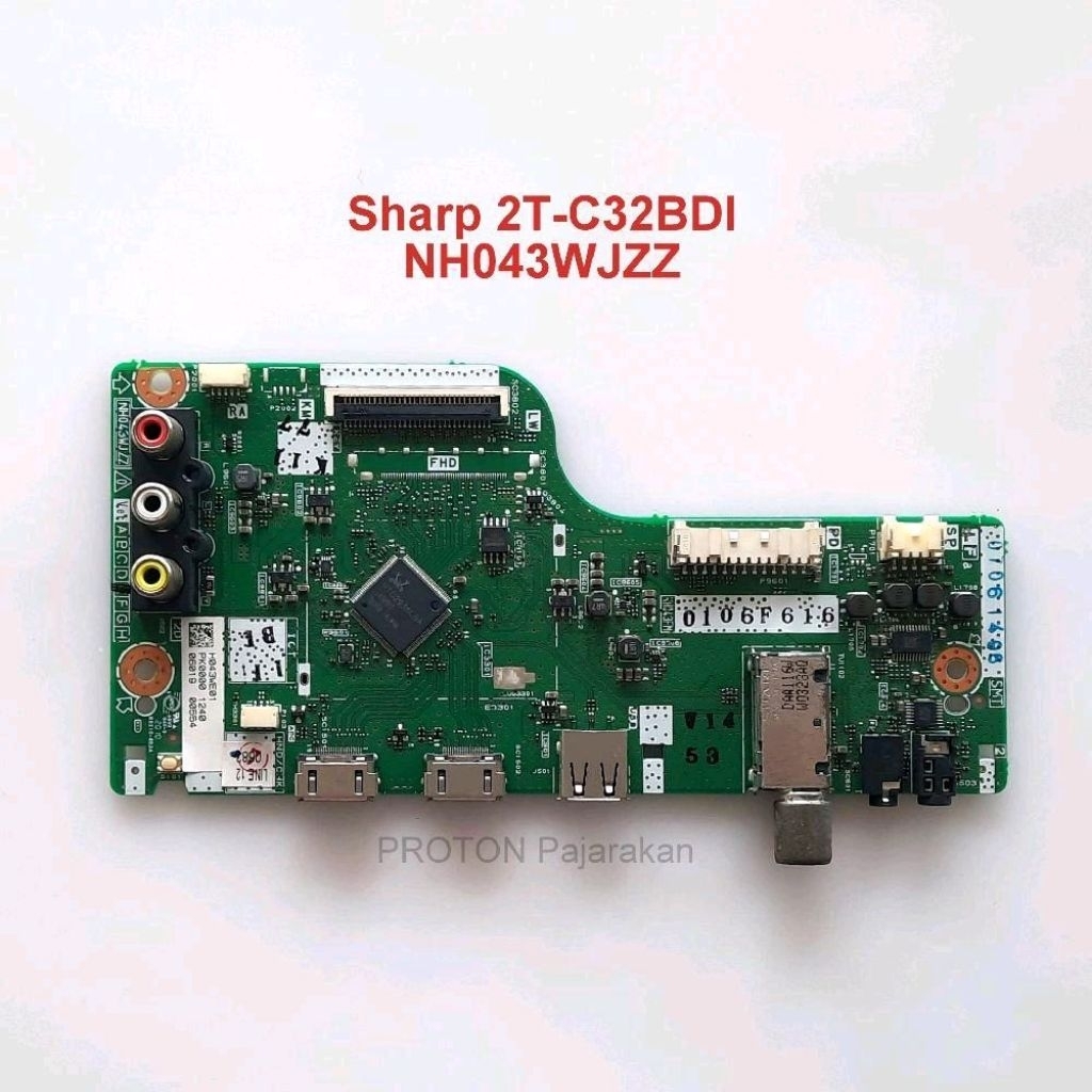 Mainboard LCD TV Sharp Aquos 2T-C32BD1I 2T C32BD1I C32BD1 C32BD11 LC-32SA4200 Mesin Matherboard NH04