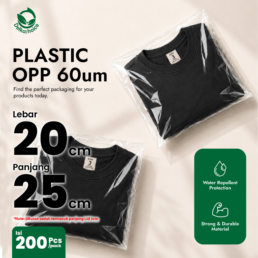 Plastik OPP Lem/Seal Plastik / Plastik OPP Undangan / OPP Double Seal 20x25