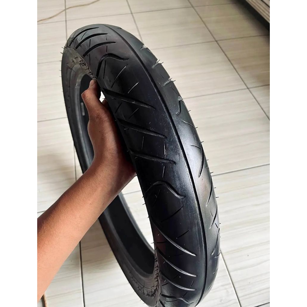 Ban motor satria Fu sonic GTR ukuran 90/80 vs 100/80 ring 17