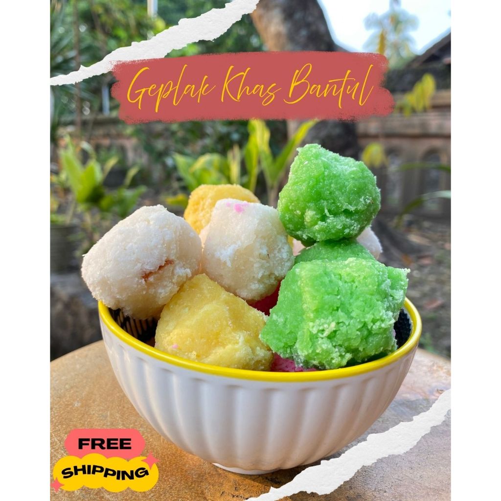 Geplak 1/2kg Oleh Oleh Khas Jogja/Camilan/Snack Tradisional