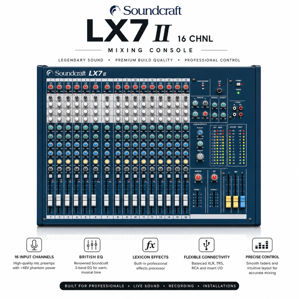 Soundcraft LX7 II 16 chl