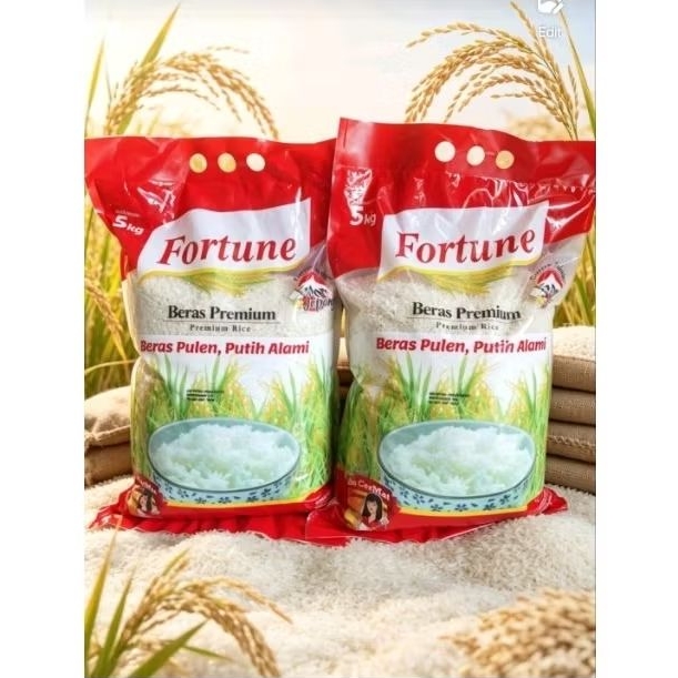 BERAS FORTUNE 5KG PUNEL / BERAS FORTUNE KEMASAN 5KG
