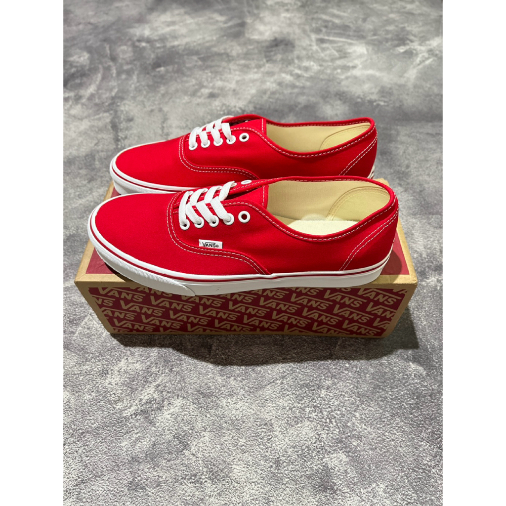 Vans Authentic Red Chili Original resmi