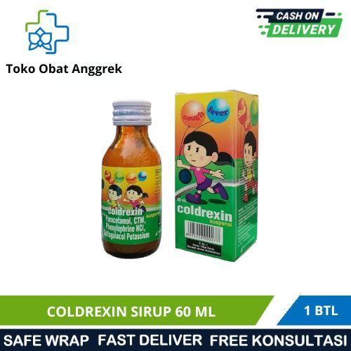 COLDREXIN SIRUP 60 ML/OBAT BATUK ANAK/OBAT FLU ANAK/OBAT BATUK FLU ANAK SIRUP