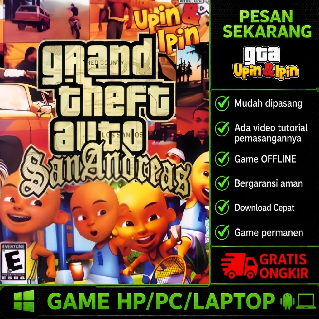 GTA UPIN & IPIN - GAME ANDROID - GAME PC/LAPTOP - GAME OFFLINE
