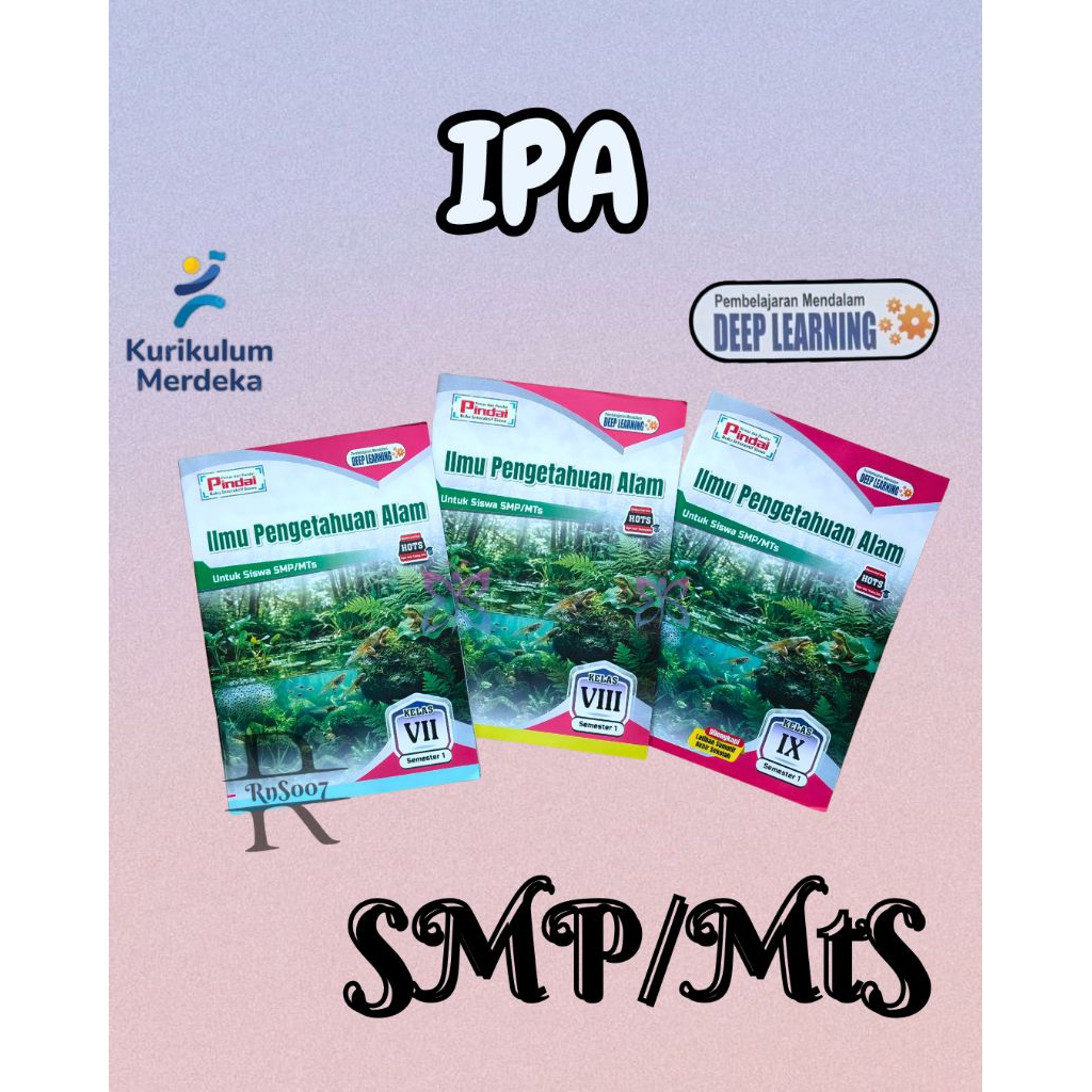 Pindai LKS IPA Kelas 7,8 dan 9 SMP/MTS Semester 1 "Kurikulum Merdeka"