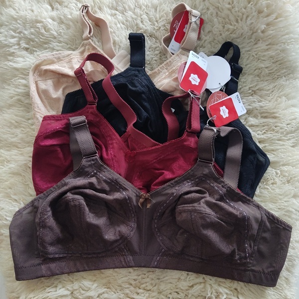 BH / Bra Merk Sorex 02001 Model Classic Tanpa Kawat Cup Besar Ukuran 42/95