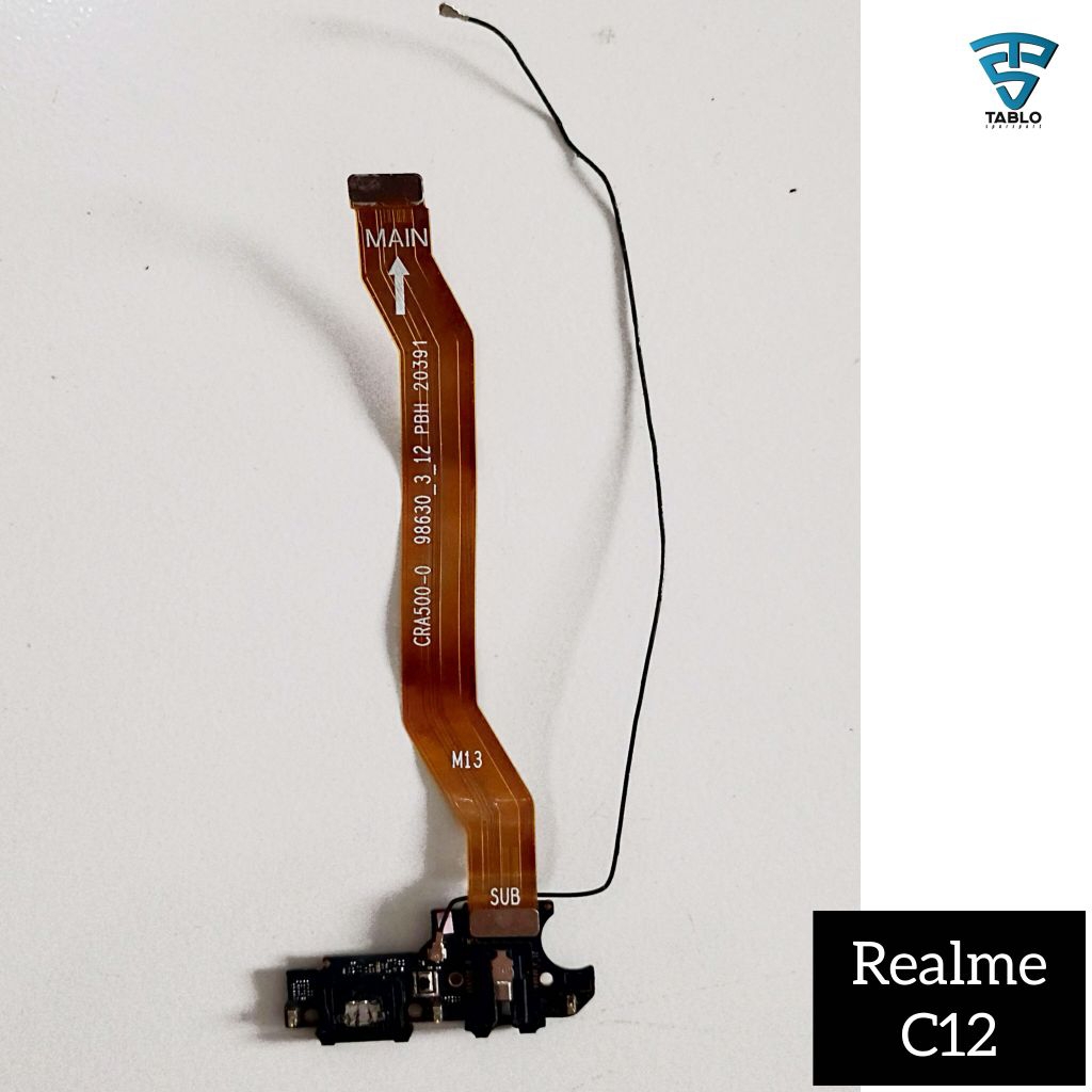 board charger konektor cas antena realme c12 c15 ori copotan