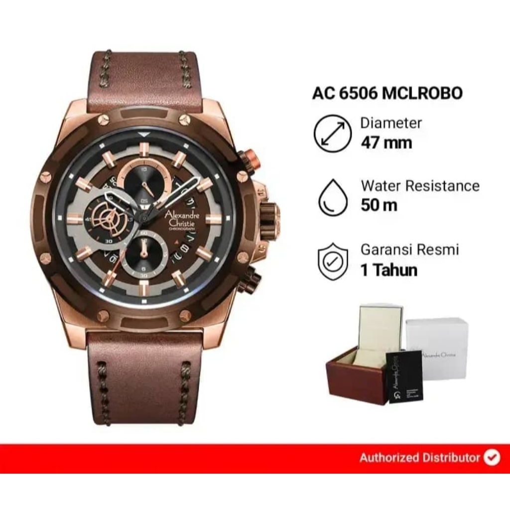AC 6506 MC Alexandre Christie Jam Tangan Pria