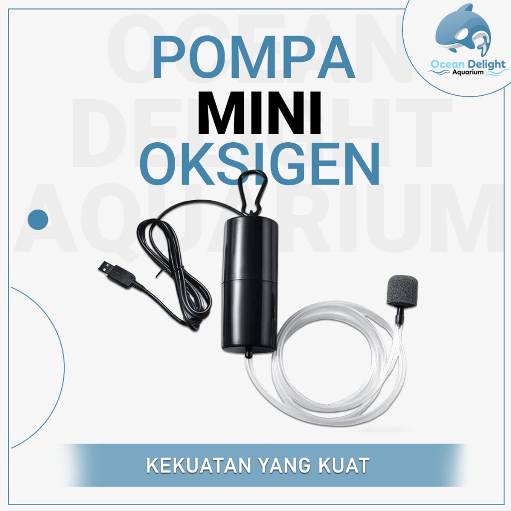 Airator Aquarium USB Mini / Pompa Gelembung Udara Akuarium Murah