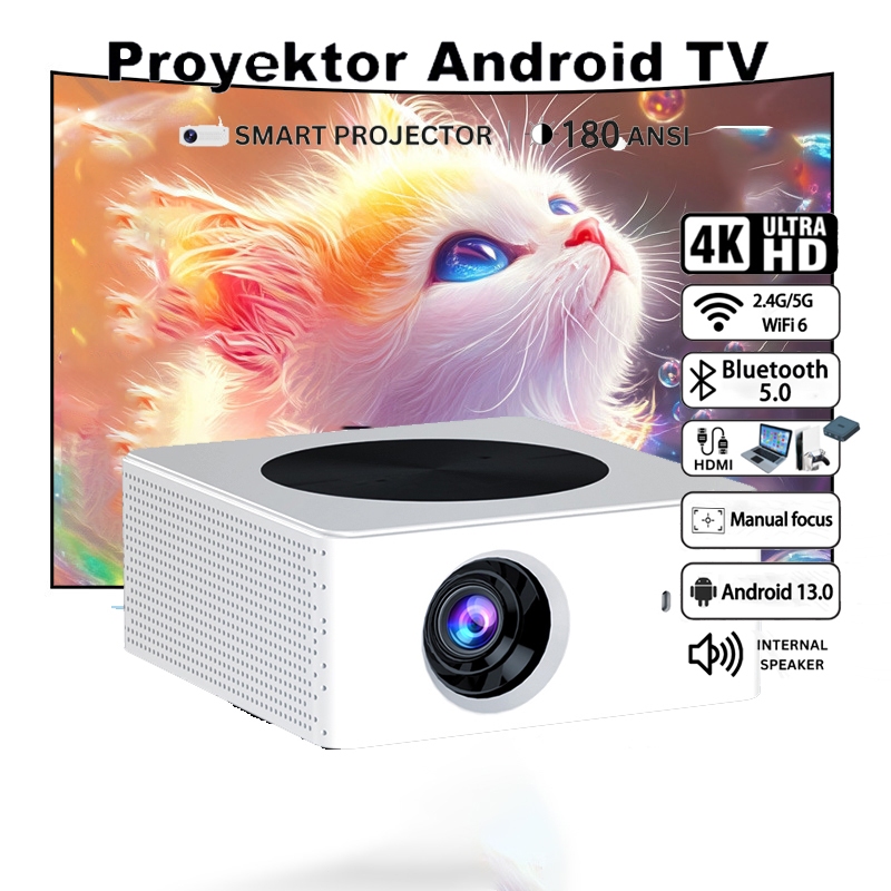 Proyektor mini Portable Lcd Proyektor Android mini Home Theater Android Proyektor
