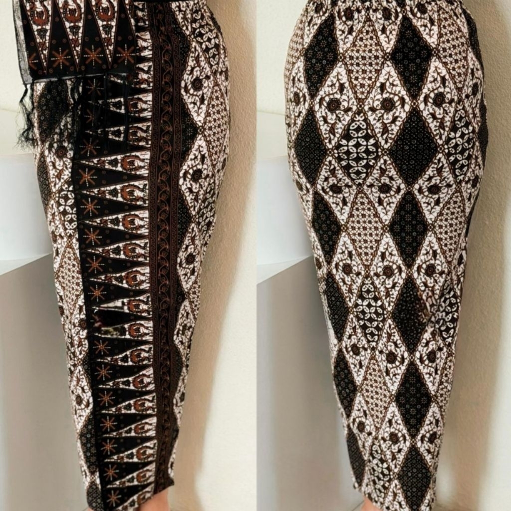 Kamen Jadi katun motif batik Rembang wanita set selendang  bawahan tradisional Kamen rok bali
