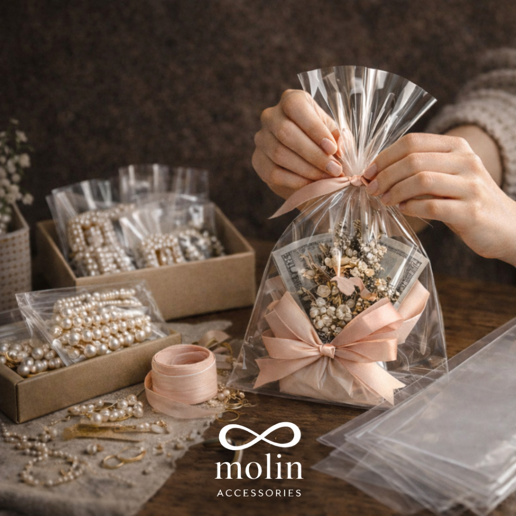 Kantong Plastik OPP Bening 40 Micron Tebal 50gr / 90gr Tanpa Lem | Kemasan Aksesoris & Souvenir