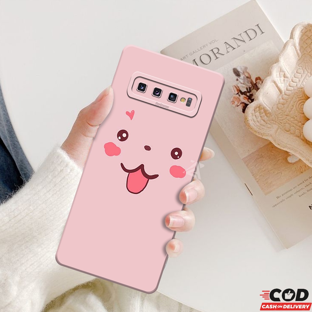 Case SAMSUNG GALAXY S10 PLUS Fashion Case Kartun Case SAM GALAXY S10 PLUS Silikon Pro Camera Casing 