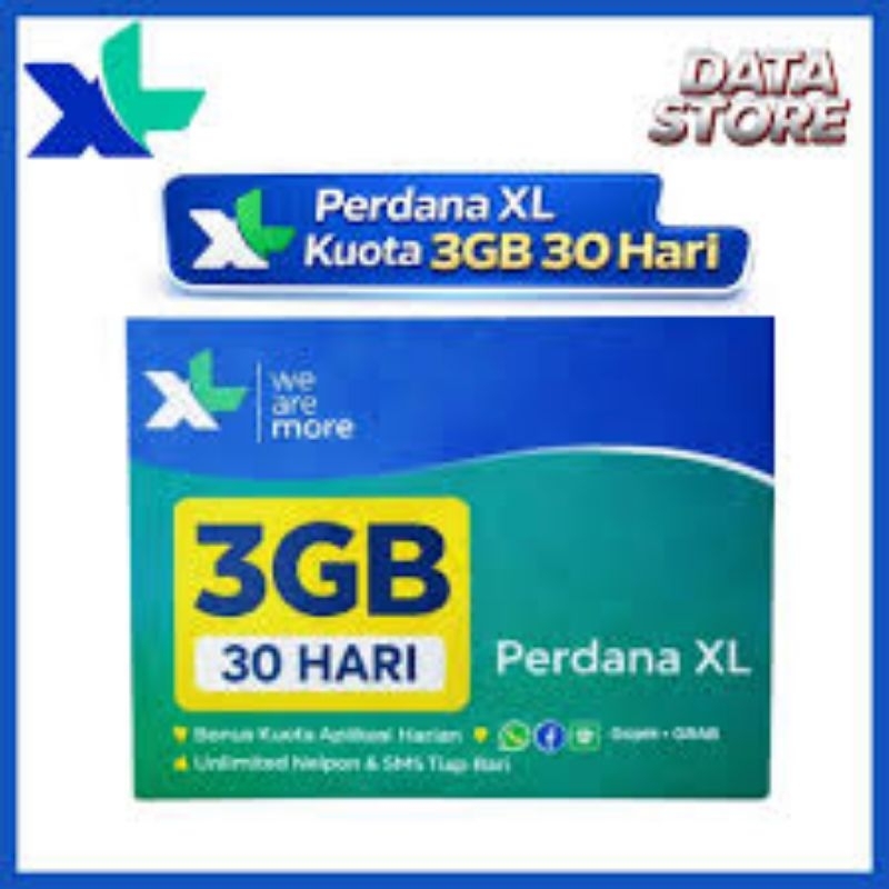 Kartu perdana XL kuota 3gb